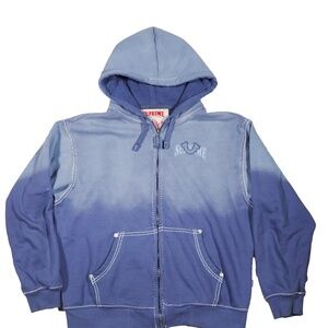 Supreme x True Religion Hoodie Blue Washed.